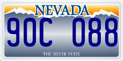 NV license plate 90C088