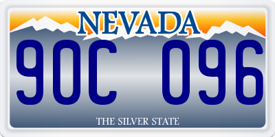 NV license plate 90C096