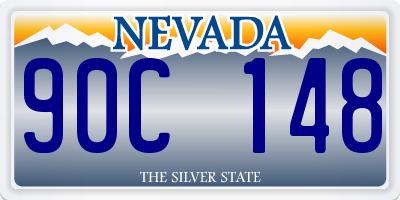 NV license plate 90C148