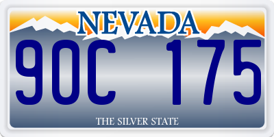 NV license plate 90C175