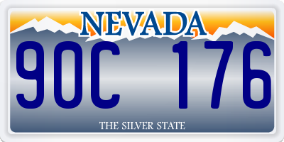 NV license plate 90C176