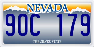 NV license plate 90C179