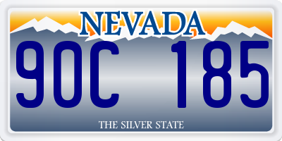 NV license plate 90C185