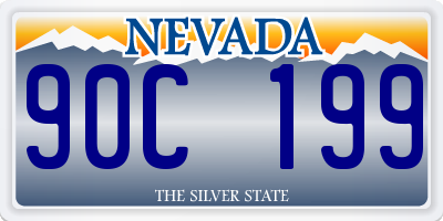 NV license plate 90C199