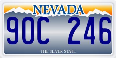 NV license plate 90C246