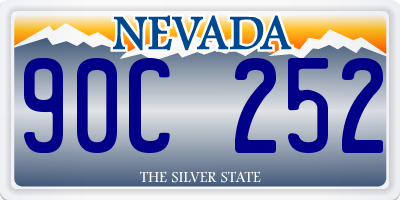 NV license plate 90C252