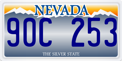 NV license plate 90C253