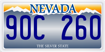 NV license plate 90C260