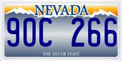 NV license plate 90C266