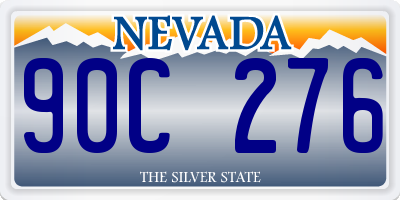 NV license plate 90C276