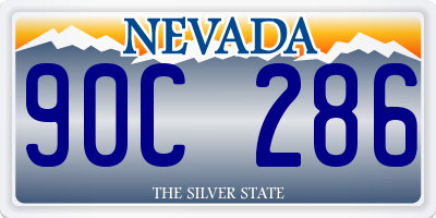 NV license plate 90C286