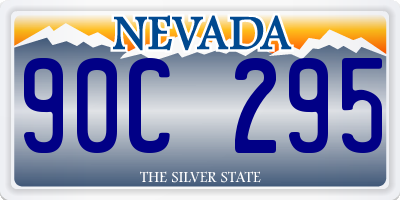 NV license plate 90C295