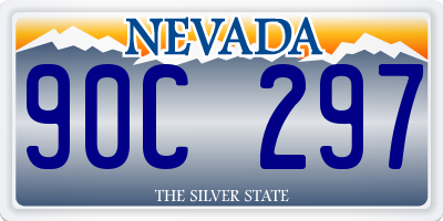 NV license plate 90C297