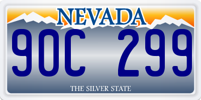 NV license plate 90C299