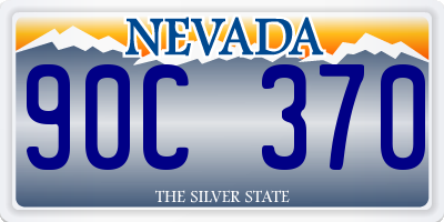 NV license plate 90C370