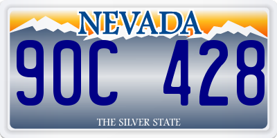 NV license plate 90C428