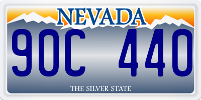 NV license plate 90C440