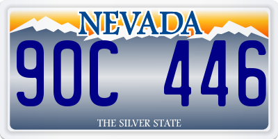 NV license plate 90C446