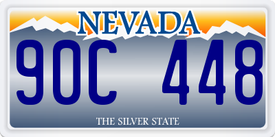 NV license plate 90C448