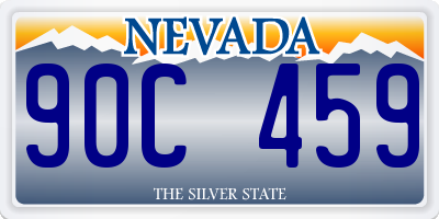 NV license plate 90C459