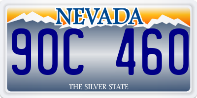 NV license plate 90C460