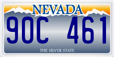 NV license plate 90C461