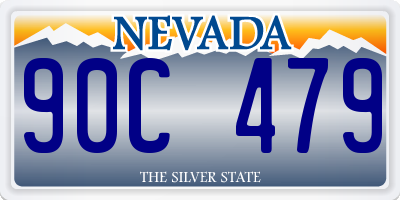 NV license plate 90C479