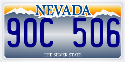 NV license plate 90C506