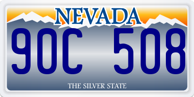 NV license plate 90C508