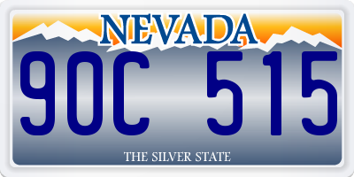 NV license plate 90C515