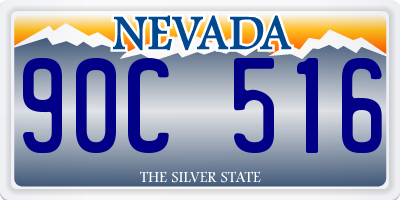 NV license plate 90C516