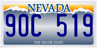 NV license plate 90C519