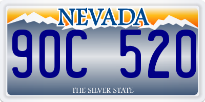NV license plate 90C520