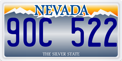 NV license plate 90C522