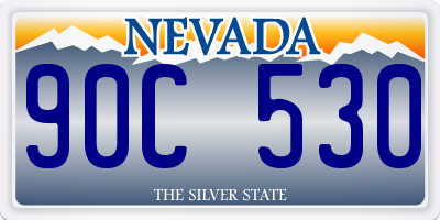 NV license plate 90C530