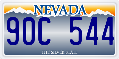 NV license plate 90C544