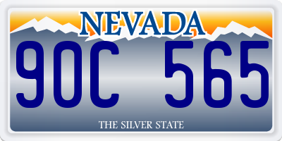 NV license plate 90C565