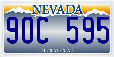 NV license plate 90C595