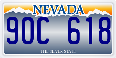 NV license plate 90C618