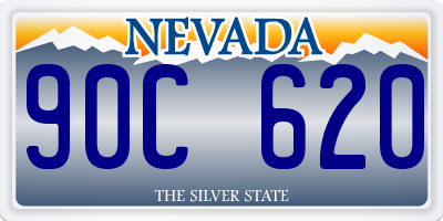 NV license plate 90C620