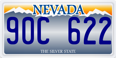 NV license plate 90C622
