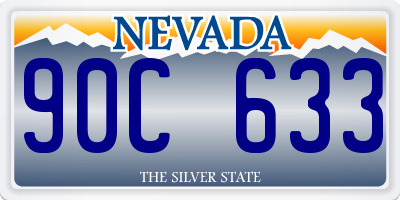NV license plate 90C633