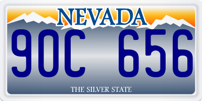 NV license plate 90C656