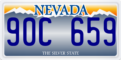 NV license plate 90C659