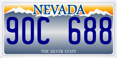 NV license plate 90C688