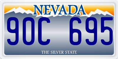 NV license plate 90C695