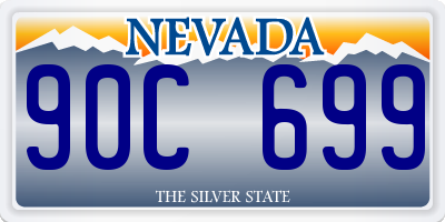 NV license plate 90C699