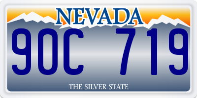 NV license plate 90C719