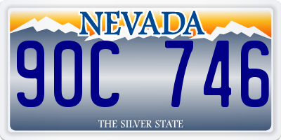NV license plate 90C746