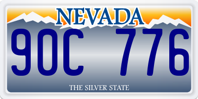 NV license plate 90C776